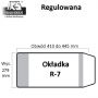 Okładka na książkę/zeszyt, Wysokość: 279mm, R7, Regulowana - 3